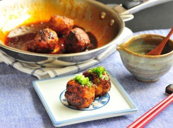 《日式派對菜式》照燒手工雞肉丸