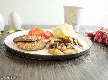 早午餐|豬柳蘑菇薯蓉