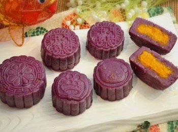 紫薯南瓜月餅