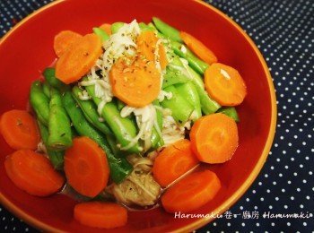 蝦醬金菇炒玉豆