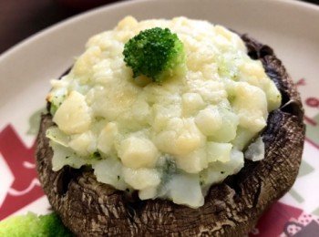 《BB版》芝士薯蓉焗釀大蘑菇