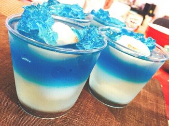 荔枝藍苺啫喱杯【盛夏甜品大作戰】