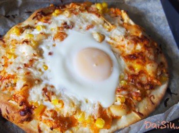 煮吧*韓式蒜香海鮮pizza（附食譜）