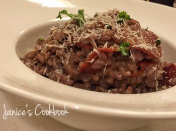 西班牙辣肉腸紅酒risotto