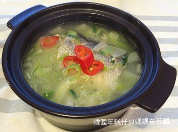 韓式鱸魚蘿蔔清辣湯