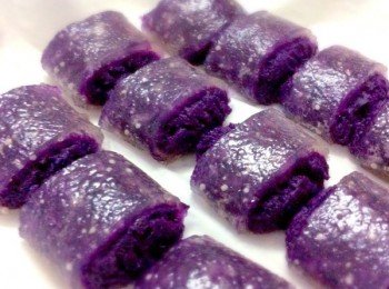水晶紫薯涼糕