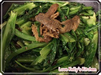 [簡易小炒] 豆豉鯪魚炒油墨菜