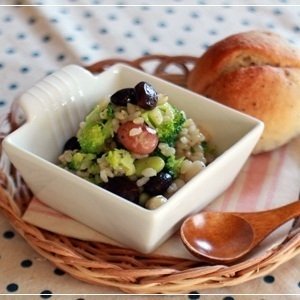 穀物沙拉②：糙米跟豆類的清爽沙拉（梅子風味） 