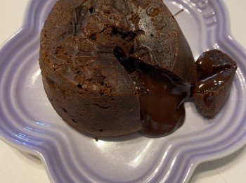 氣炸鍋食譜 心太軟 airfryer chocolate lava cake