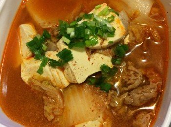 韓式泡菜豚肉豆腐鍋