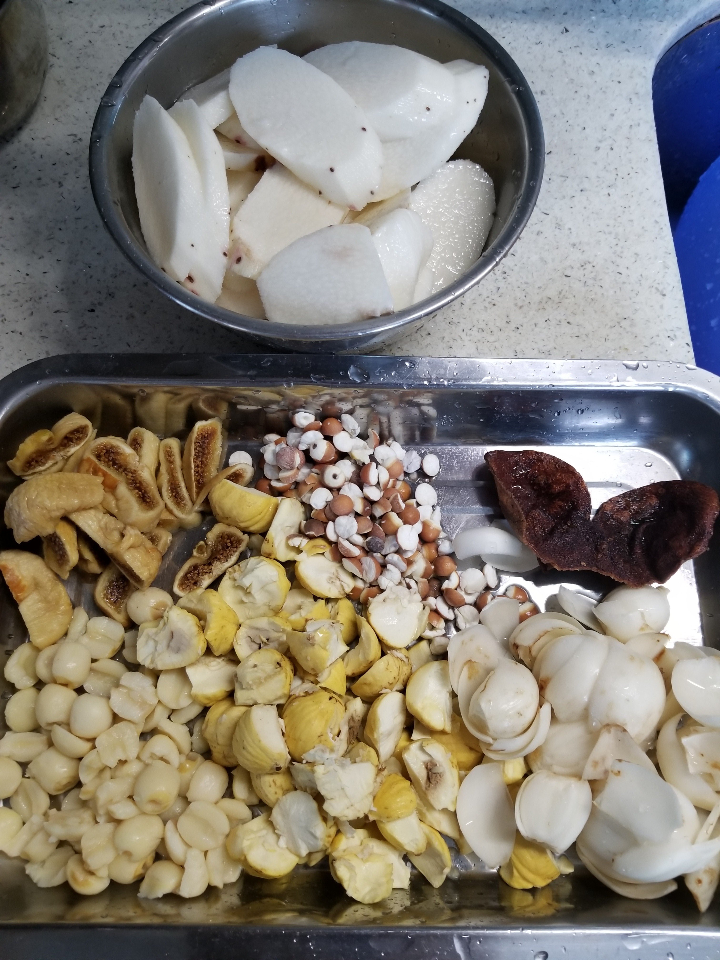 鮮淮山蓮子茨實素湯食譜、做法 | 高太廚房的Cook1Cook食譜分享