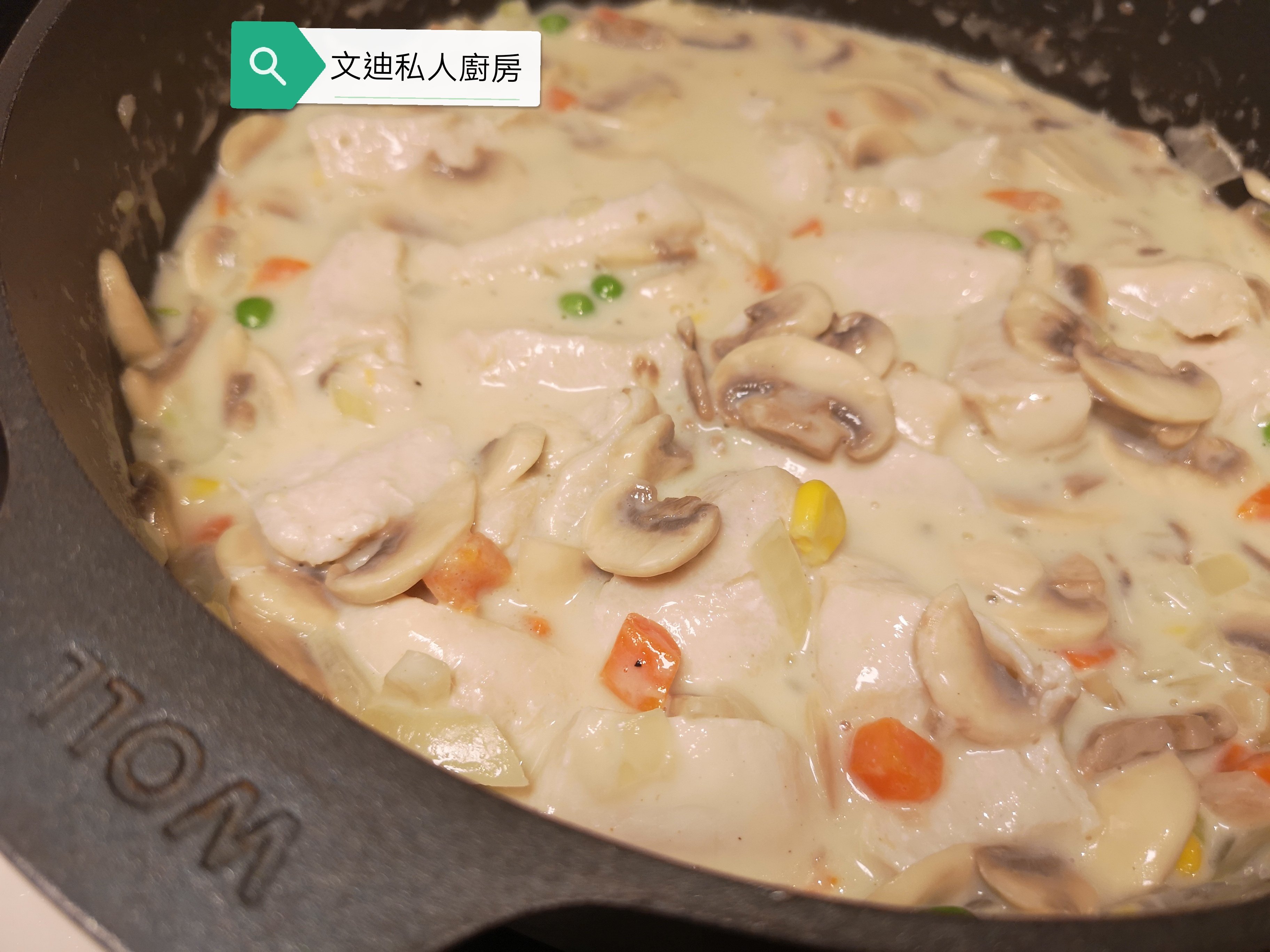 白酱蘑菇意面怎么做_白酱蘑菇意面的做法视频_罐头视频_豆果美食