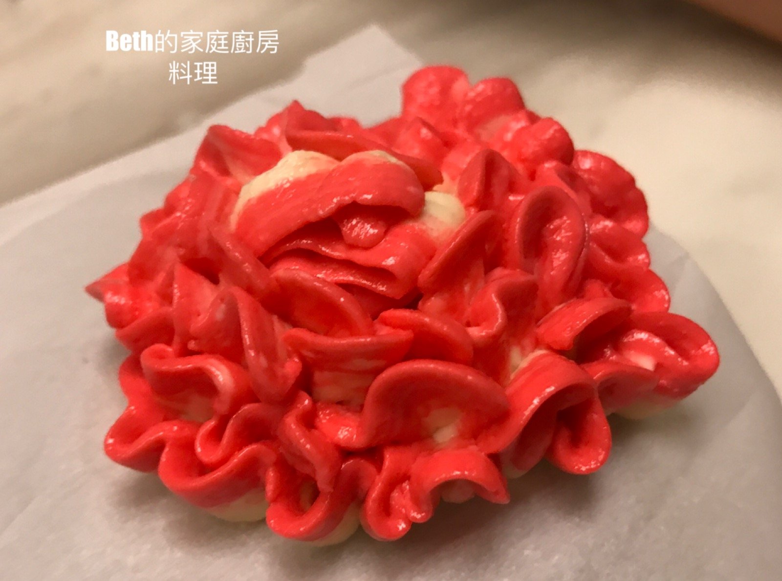 No-Oven Carnations Cake 免烤康乃馨蛋糕
