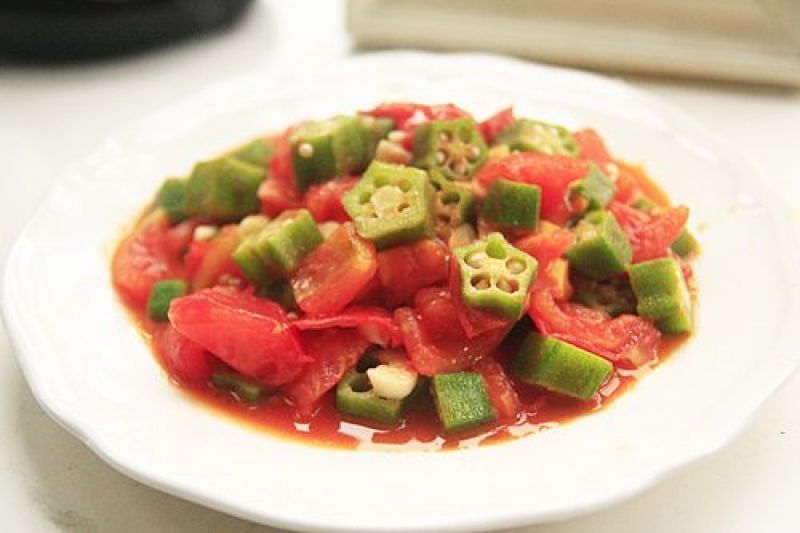 番茄炒秋葵食譜、做法| 夏之廚的Cook1Cook食譜分享