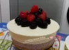 雙色忌廉芝士mousse cake (豆腐藍莓)