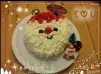 聖誕老人🎅士多啤梨海綿忌廉蛋糕8吋模