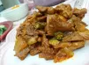 韓風泡菜炒肉片