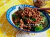 肉燥拌炒油麥菜