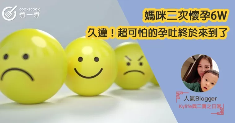 【媽咪二次懷孕6W】久違！超可怕的孕吐終於來到了！！