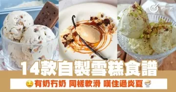 14款自製雪糕食譜 有奶冇奶 同樣軟滑 嘆住過炎夏
