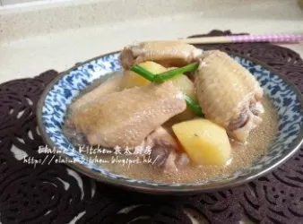 薯仔炆雞翼