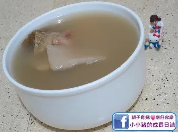 【增強免疫力】太子參螺頭瘦肉湯