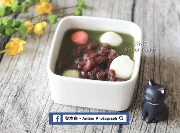 白玉紅豆抹茶湯