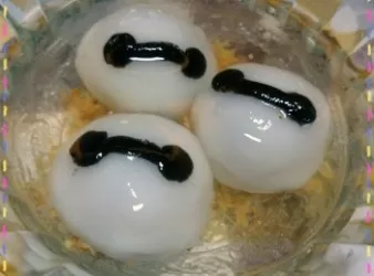 醫神baymax造型 黑芝麻湯丸