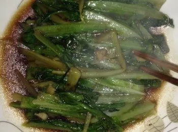 豆豉油麥菜