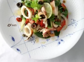 燒烤透抽溫沙拉by戀戀家