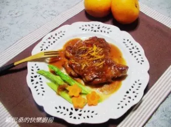 【驚喜春之味】 蜜柑醬雞腿排