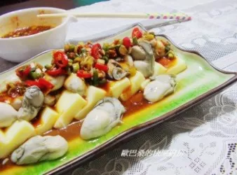 芙蓉豆腐涼拌青蚵