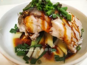 養颜保健 甜醬青葱蒸鯇魚
