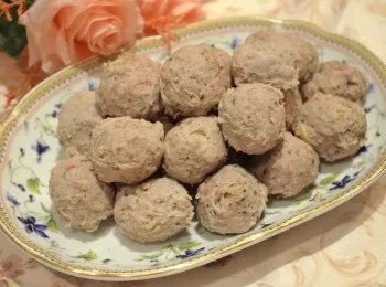 自製爽彈香菇貢丸