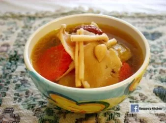 沙參玉竹紅蘿蔔合掌瓜湯
