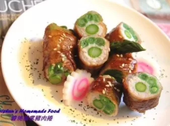 醬燒貓掌豬肉捲