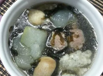 紫菜冬瓜排骨頭湯