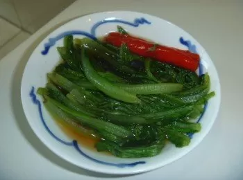 豆豉油麥菜