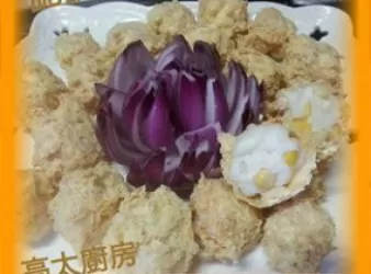 脆脆粟米墨魚豆腐卜