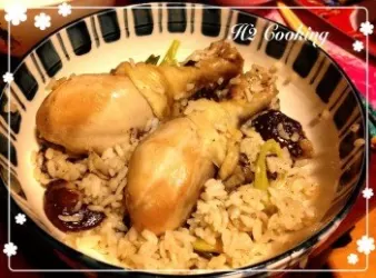 鮮菇雞脾飯 （簡易電飯煲版）