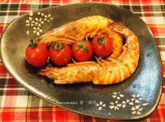 麻油燒老虎大蝦