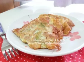 涼瓜魚肉煎蛋角