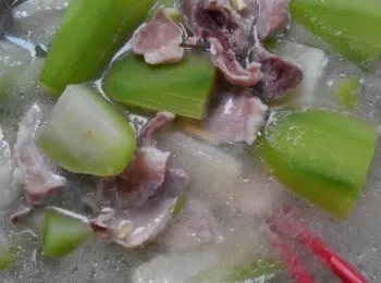 節瓜肉片湯