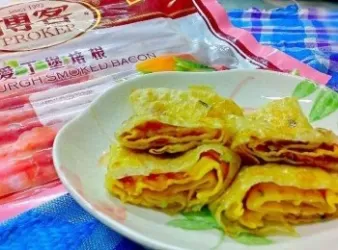 小朋友喜歡的培根蛋餅 【博客愛丁堡培根】