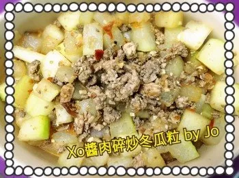 XO醬肉碎炒冬瓜粒