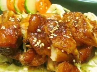 照燒雞腿排(15分鐘*免用油*免醃)