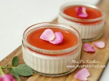 玫瑰洛神花奶酪 Panna Cotta