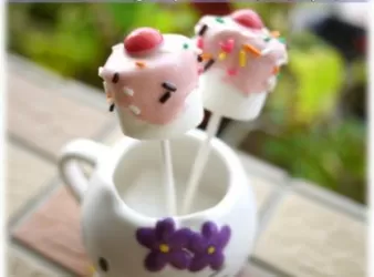 棉花棒棒糖─杯子蛋糕篇【VICI的懶人廚房】