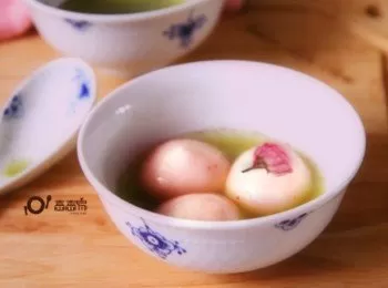 櫻花抹茶芝麻湯圓 by戀戀家