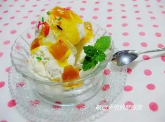 【簡單快速自製~煉奶芒果冰淇淋】